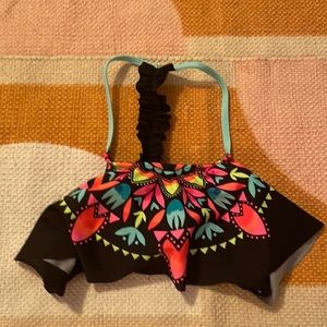 🎉🎉🎉HOST PICKS🎉🎉🎉 SO swimsuit TOP cute pattern worn once